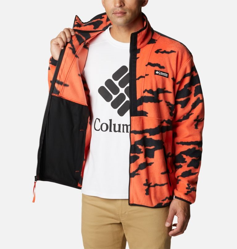 Columbia Field ROC Backbowl Full Zip Fleecejakker Herre Oransje | 73621H