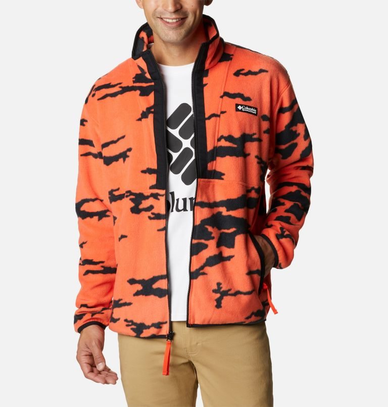 Columbia Field ROC Backbowl Full Zip Fleecejakker Herre Oransje | 73621H