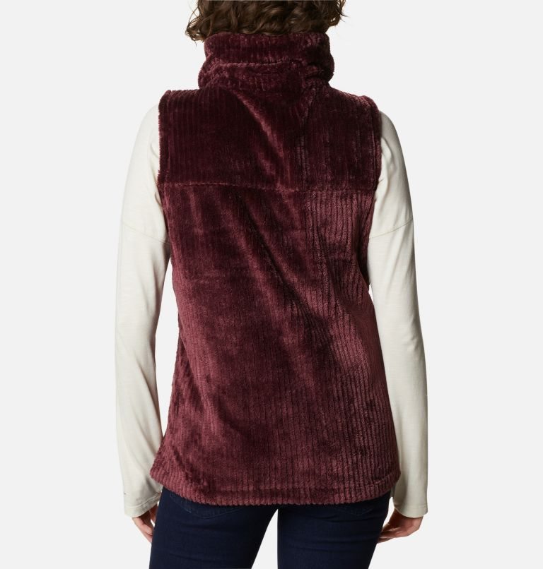 Columbia Fireside Sherpa Vest Dame Burgunder | 85043W