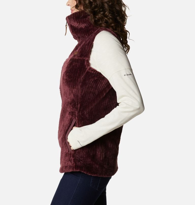 Columbia Fireside Sherpa Vest Dame Burgunder | 85043W