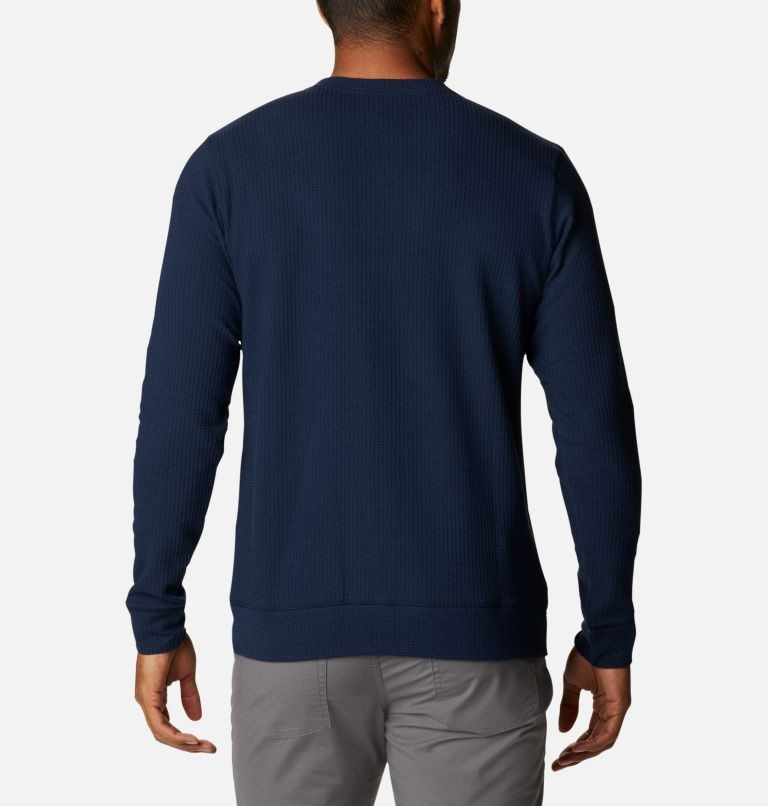 Columbia Flare Gun II Waffle Henley Gensere Herre Marineblå | 97386W