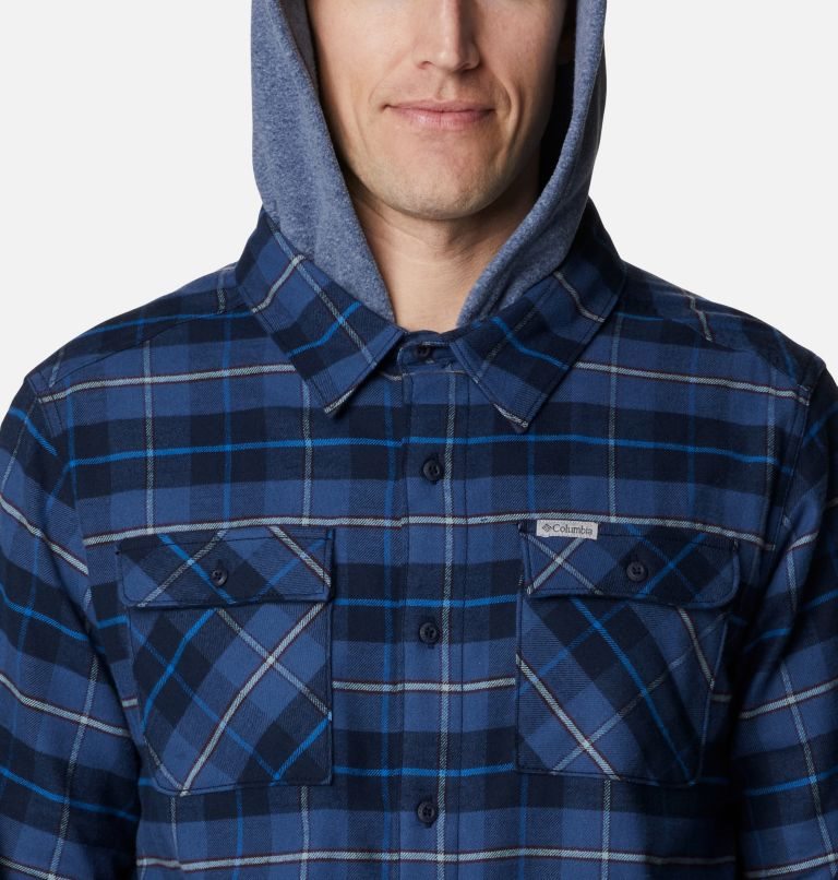 Columbia Flare Gun Stretch Flannel Hoodie Skjorte Herre Stripete | 62307W