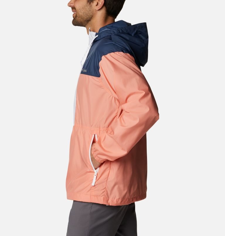 Columbia Flash Challenger Anorak Jakke Herre Korall Marineblå | 23850U