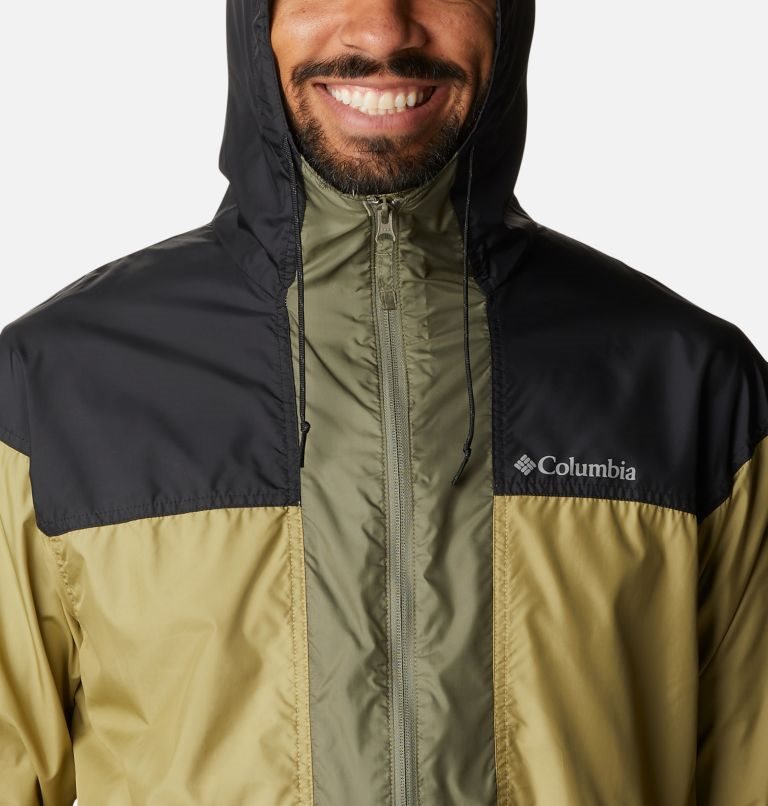 Columbia Flash Challenger Anorak Jakke Herre Olivengrønne Svarte | 50642O