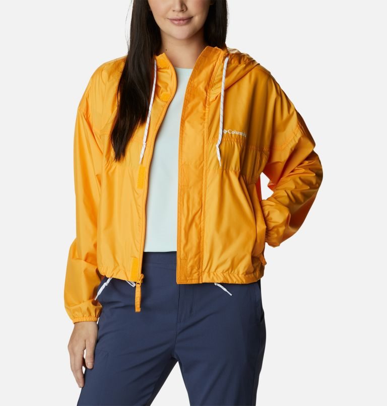 Columbia Flash Challenger Cropped Windbreaker Jakke Dame Mango | 29641S