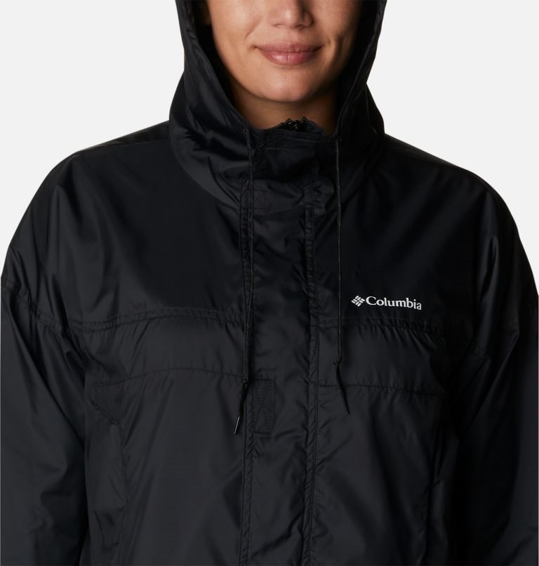 Columbia Flash Challenger Cropped Windbreaker Jakke Dame Svarte | 78912B