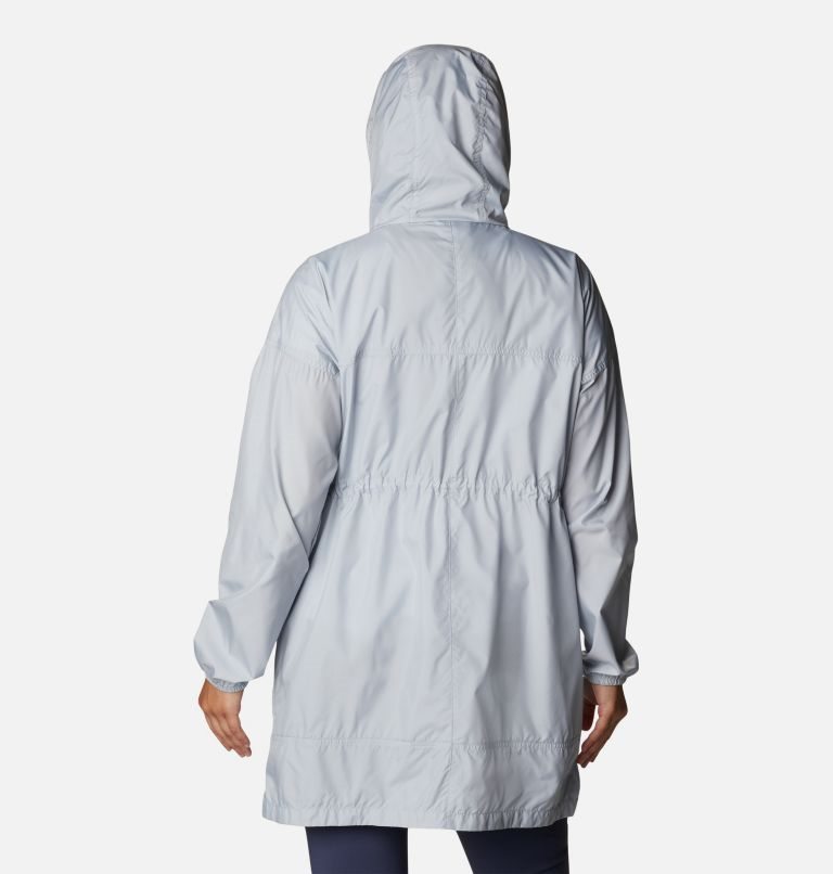 Columbia Flash Challenger Long Windbreaker Jakke Dame Lyse Grå | 25791K