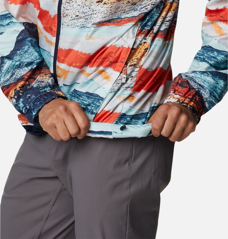 Columbia Flash Challenger Novelty Windbreaker Jakke Herre Multicolor | 34689L