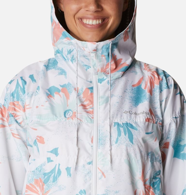 Columbia Flash Challenger Novelty Windbreaker Jakke Dame Blomster | 46301P