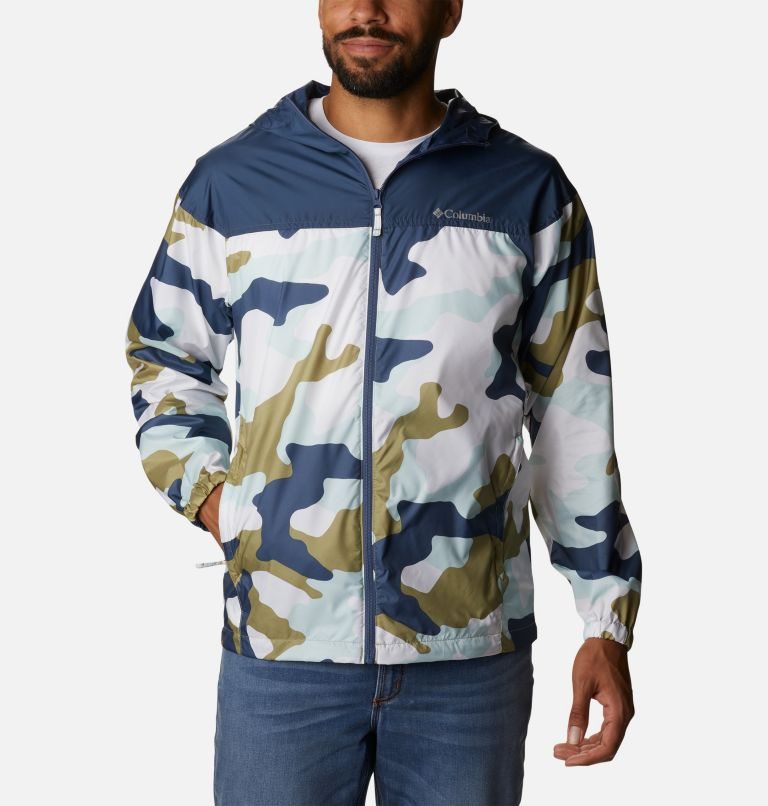 Columbia Flash Challenger Novelty Windbreaker Jakke Herre Camouflage | 50364B