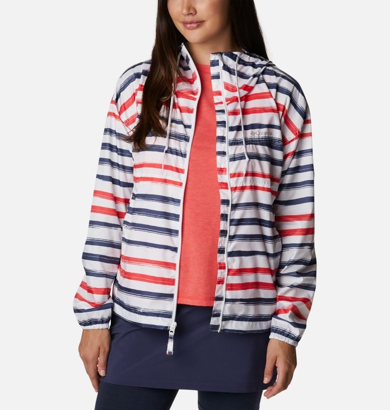 Columbia Flash Challenger Novelty Windbreaker Jakke Dame Stripete | 64237P