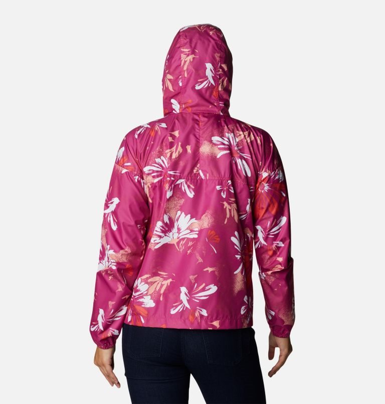 Columbia Flash Challenger Novelty Windbreaker Jakke Dame Blomster | 96152Y