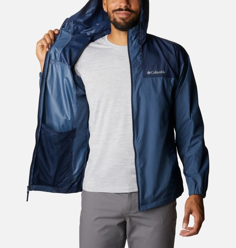 Columbia Flash Challenger Windbreaker Jakke Herre Marineblå | 16078W