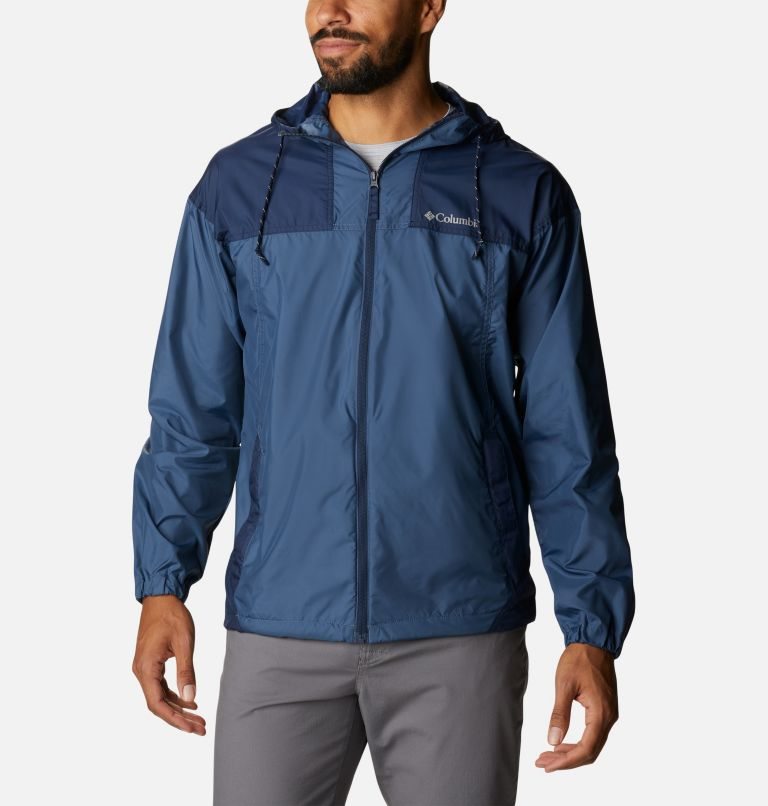 Columbia Flash Challenger Windbreaker Jakke Herre Marineblå | 16078W