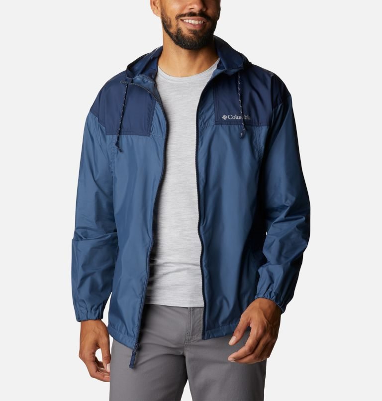 Columbia Flash Challenger Windbreaker Jakke Herre Marineblå | 16078W