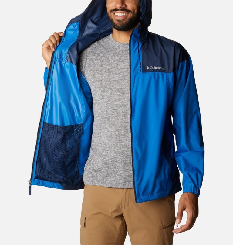 Columbia Flash Challenger Windbreaker Jakke Herre Blå | 18643K