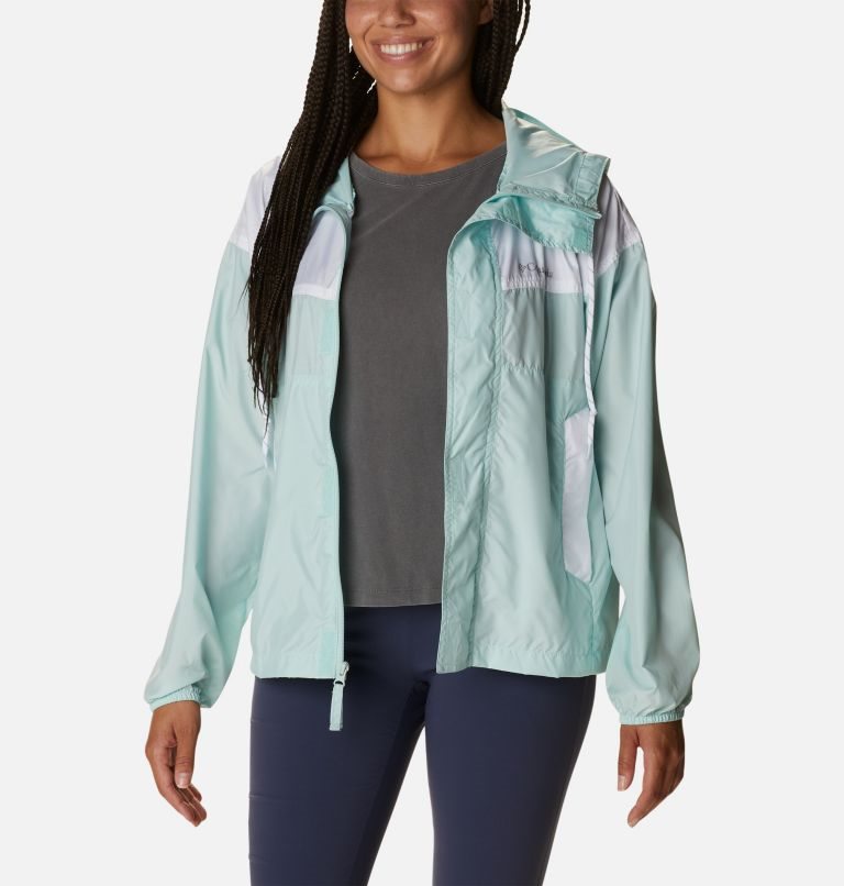 Columbia Flash Challenger Windbreaker Jakke Dame Turkis | 23741V