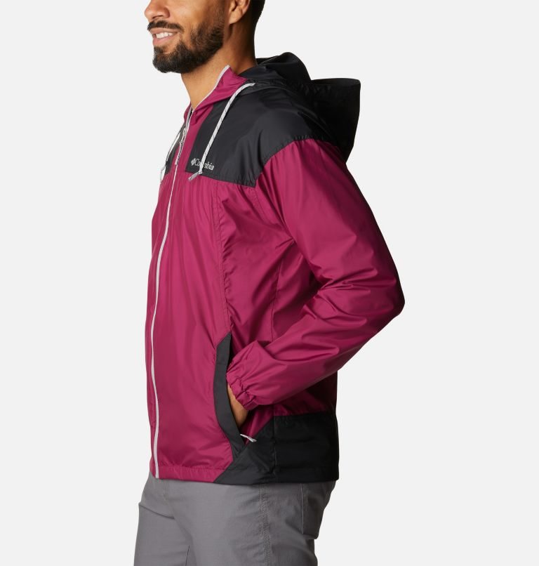 Columbia Flash Challenger Windbreaker Jakke Herre Fuchsia | 56319A