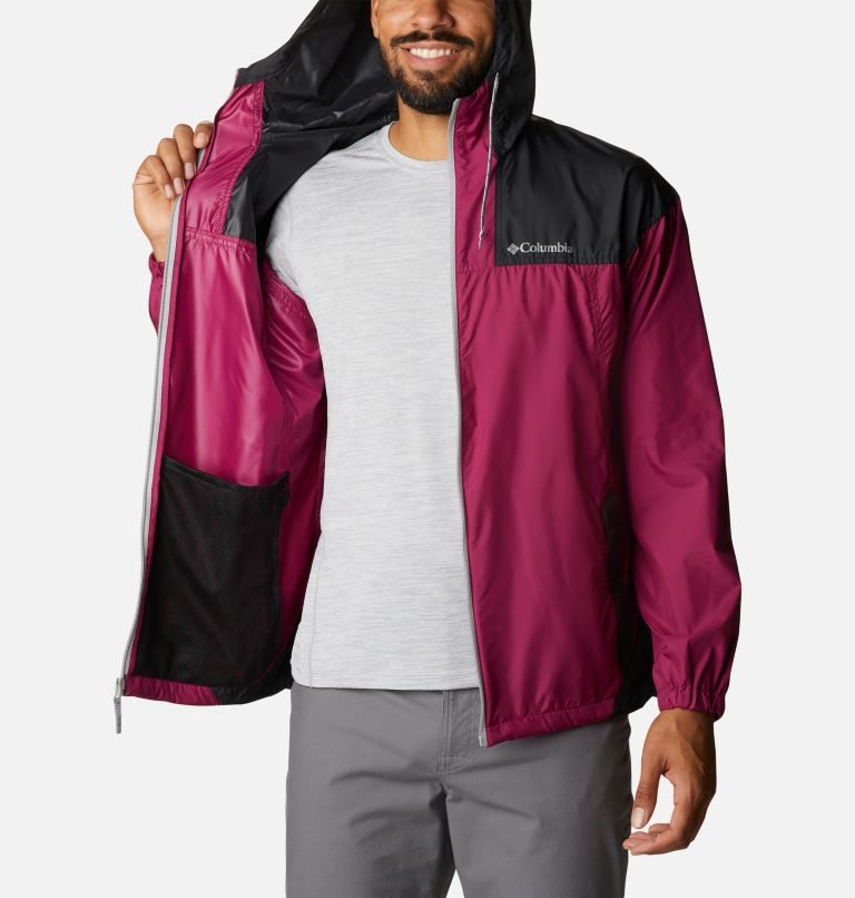 Columbia Flash Challenger Windbreaker Jakke Herre Fuchsia | 56319A