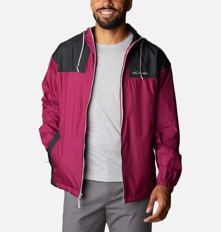 Columbia Flash Challenger Windbreaker Jakke Herre Fuchsia | 56319A