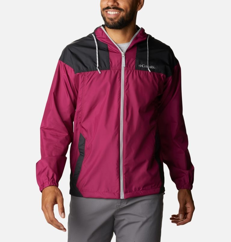 Columbia Flash Challenger Windbreaker Jakke Herre Fuchsia | 56319A