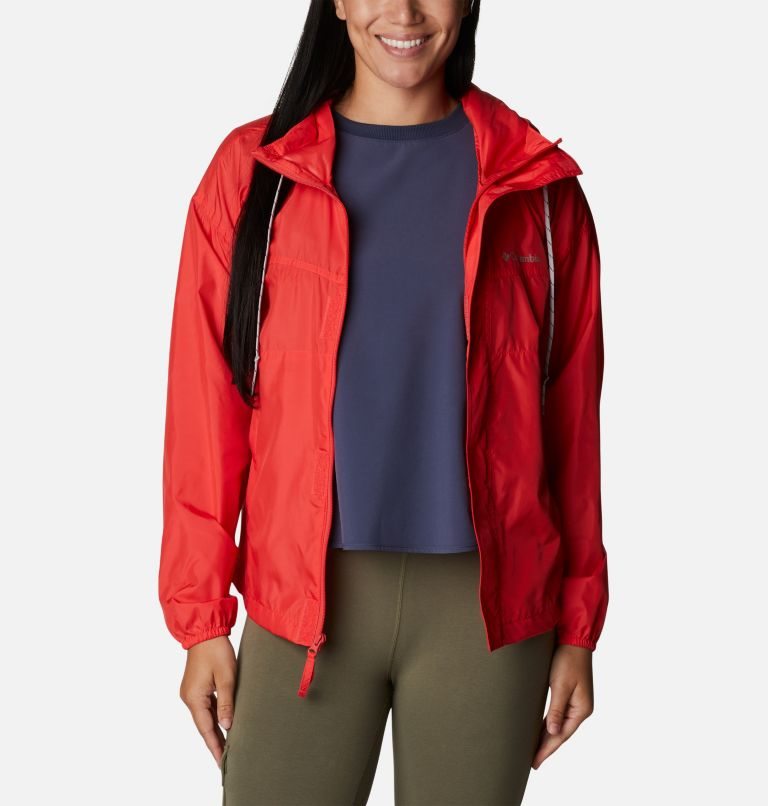 Columbia Flash Challenger Windbreaker Jakke Dame Rød | 78952H