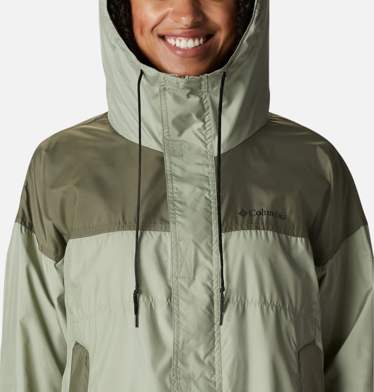 Columbia Flash Challenger Windbreaker Jakke Dame Olivengrønne | 83956N