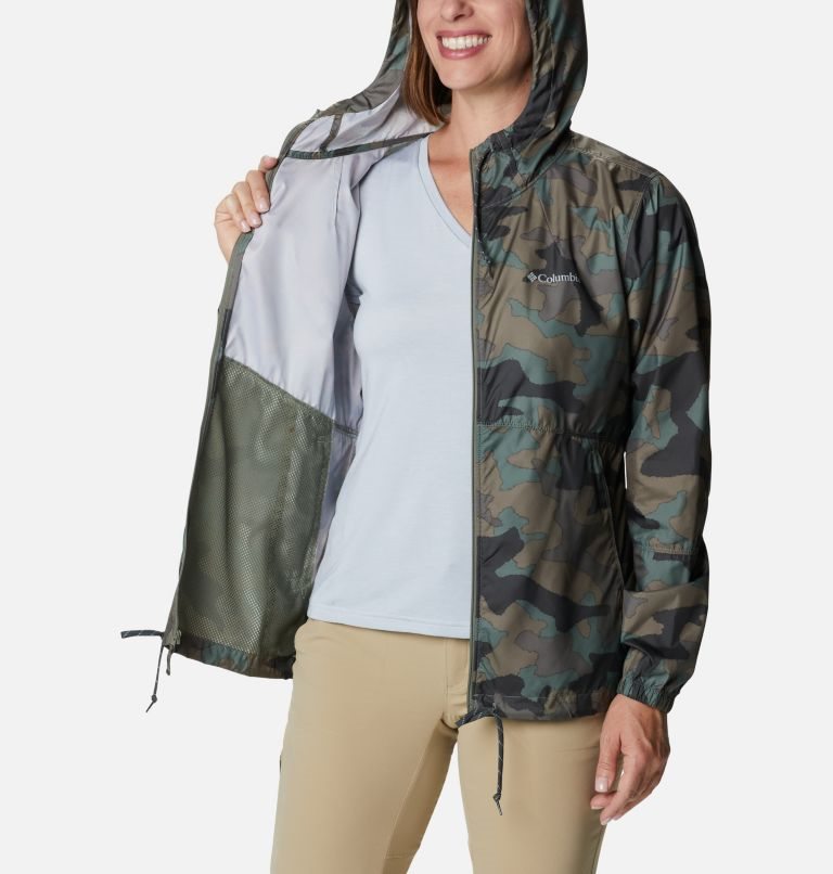 Columbia Flash Forward Printed Jakke Dame Camouflage | 18650N