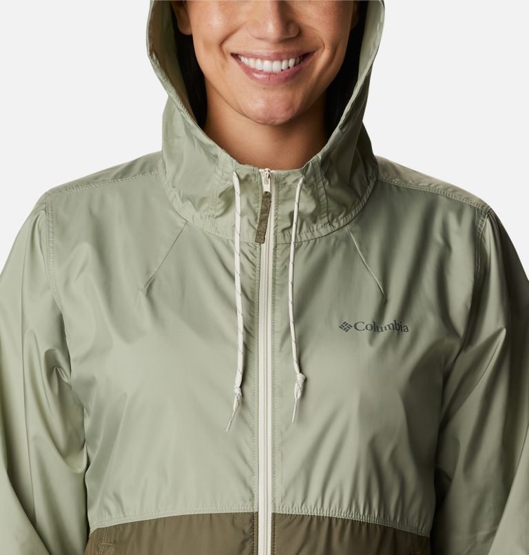 Columbia Flash Forward Windbreaker Jakke Dame Olivengrønne | 10687H