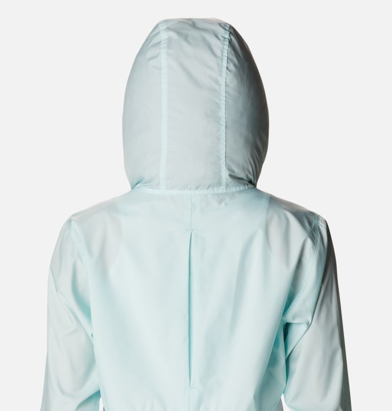 Columbia Flash Forward Windbreaker Jakke Dame Turkis Hvite | 62375F