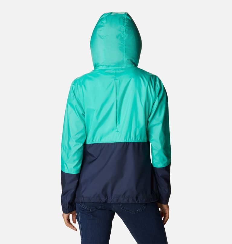 Columbia Flash Forward Windbreaker Jakke Dame Turkis Marineblå | 83062I