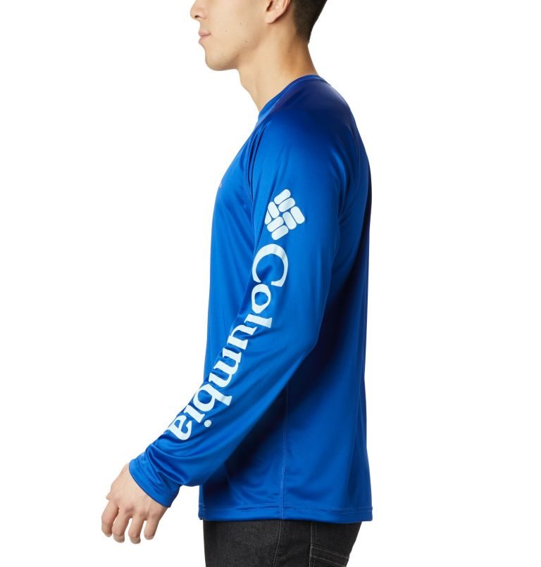 Columbia Fork Stream Long Sleeve Gensere Herre Blå | 04983X