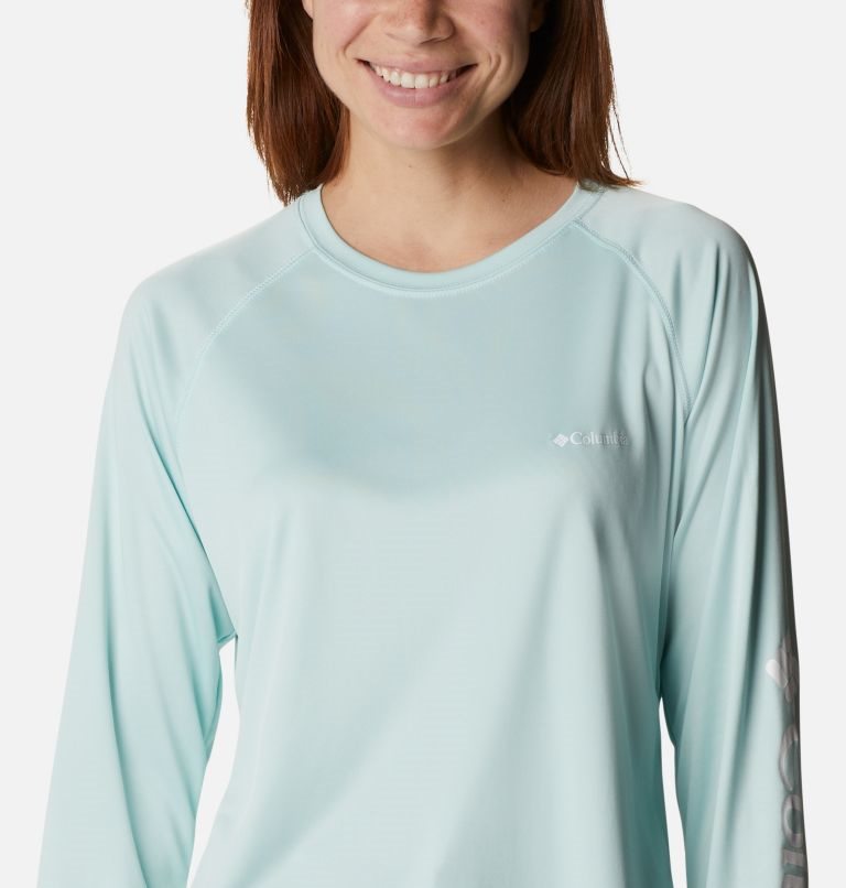 Columbia Fork Stream Long Sleeve Gensere Dame Turkis | 37904N