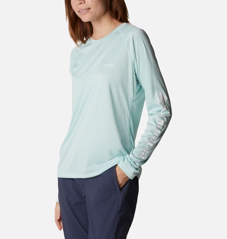 Columbia Fork Stream Long Sleeve Gensere Dame Turkis | 37904N