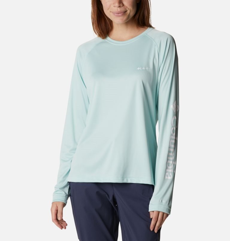 Columbia Fork Stream Long Sleeve Gensere Dame Turkis | 37904N