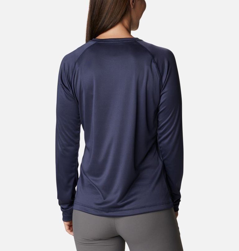 Columbia Fork Stream Long Sleeve Gensere Dame Marineblå | 39581I