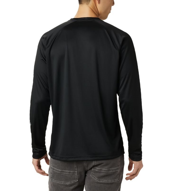 Columbia Fork Stream Long Sleeve Gensere Herre Svarte | 75091C