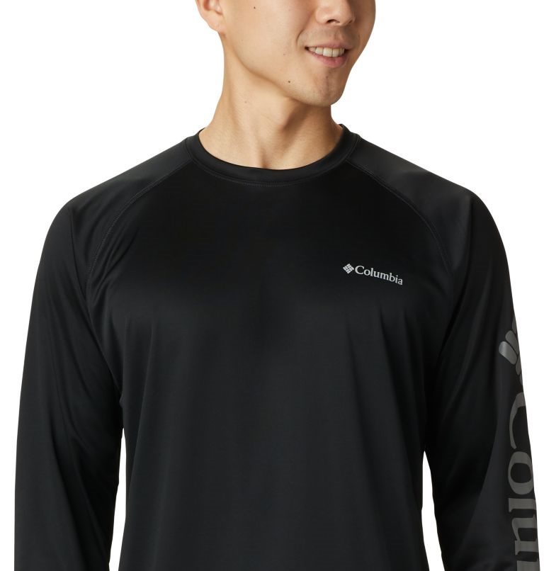 Columbia Fork Stream Long Sleeve Gensere Herre Svarte | 75091C