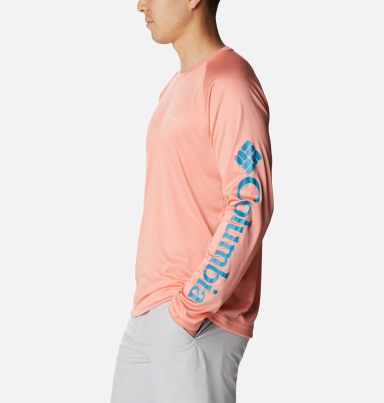 Columbia Fork Stream Long Sleeve Gensere Herre Korall | 81376U