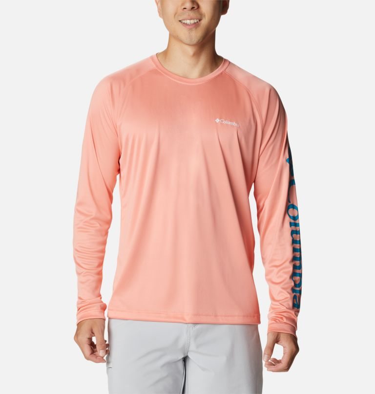 Columbia Fork Stream Long Sleeve Gensere Herre Korall | 81376U