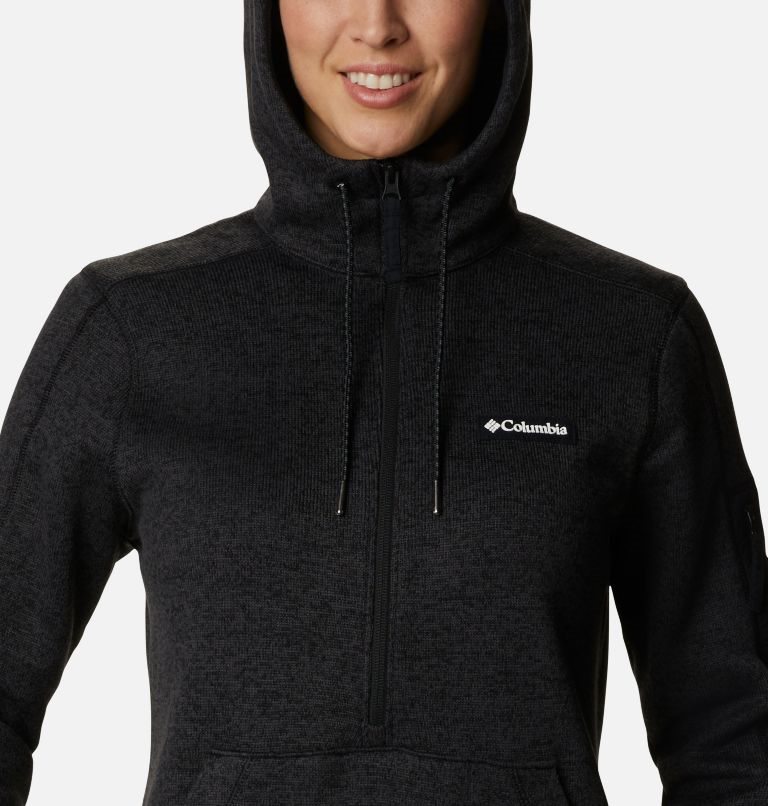 Columbia Genser Weather Fleece Hettegensere Dame Svarte | 15879J