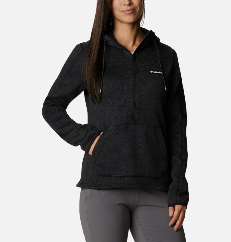 Columbia Genser Weather Fleece Hettegensere Dame Svarte | 15879J