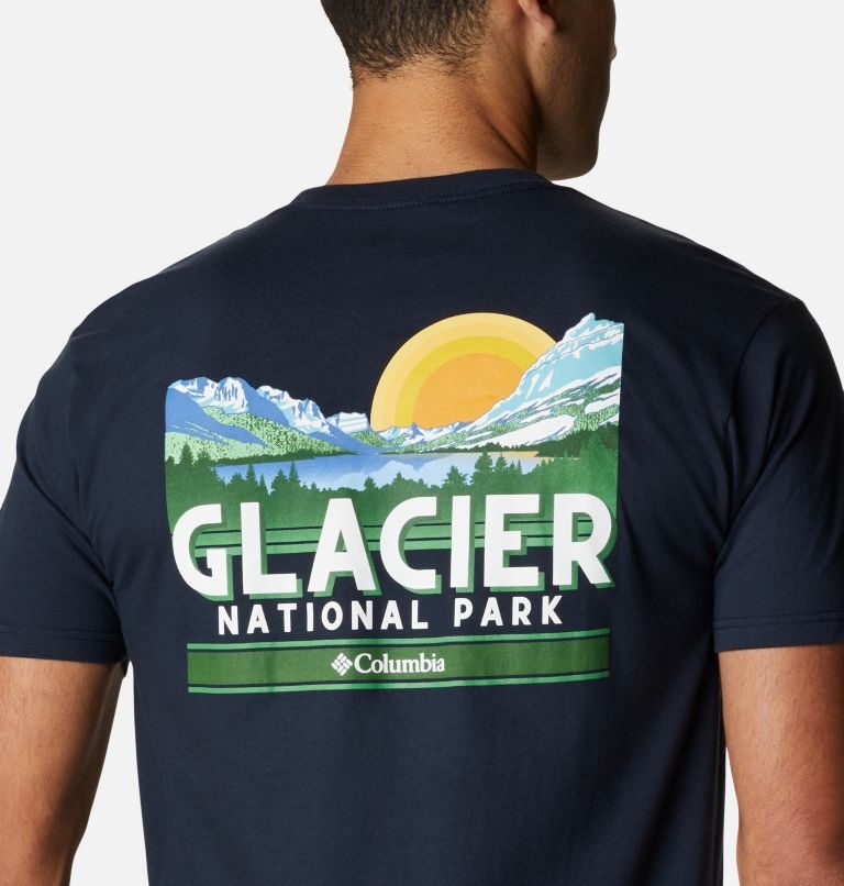 Columbia Glacier Park T-skjorte Herre Marineblå | 48152Y