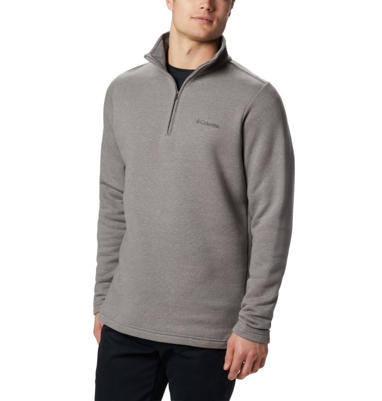 Columbia Great Hart Mountain III Half Zip Gensere Herre Grå | 30694D