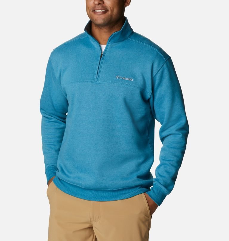 Columbia Hart Mountain II Half Zip Gensere Herre Turkis | 02856W