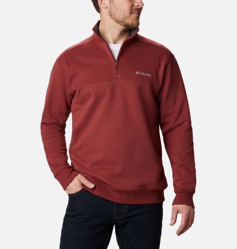 Columbia Hart Mountain II Half Zip Gensere Herre Rød | 26093Y