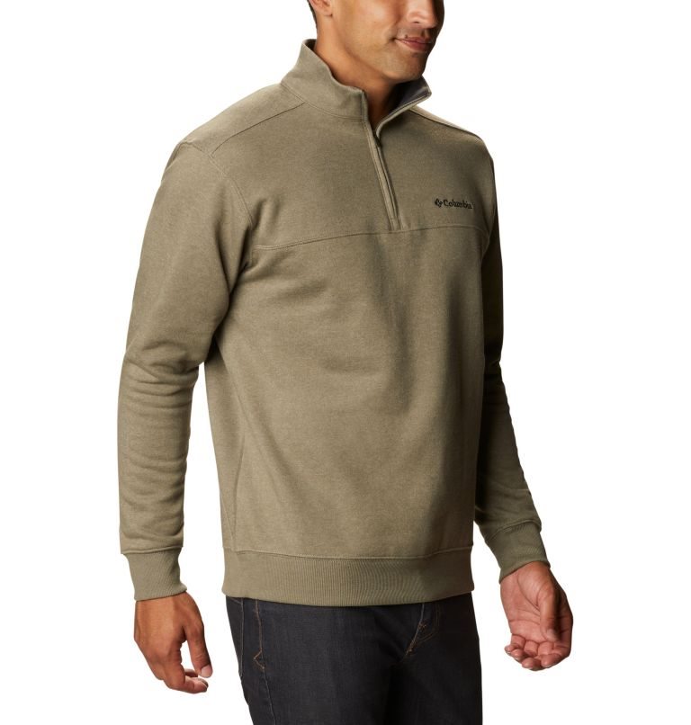 Columbia Hart Mountain II Half Zip Gensere Herre Olivengrønne | 83956Z