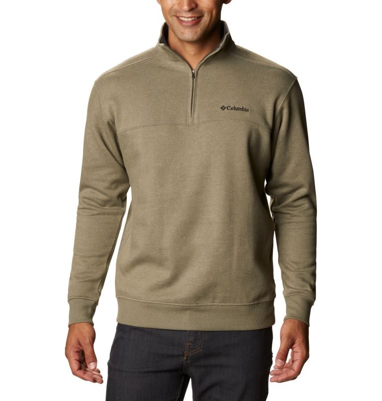 Columbia Hart Mountain II Half Zip Gensere Herre Olivengrønne | 83956Z