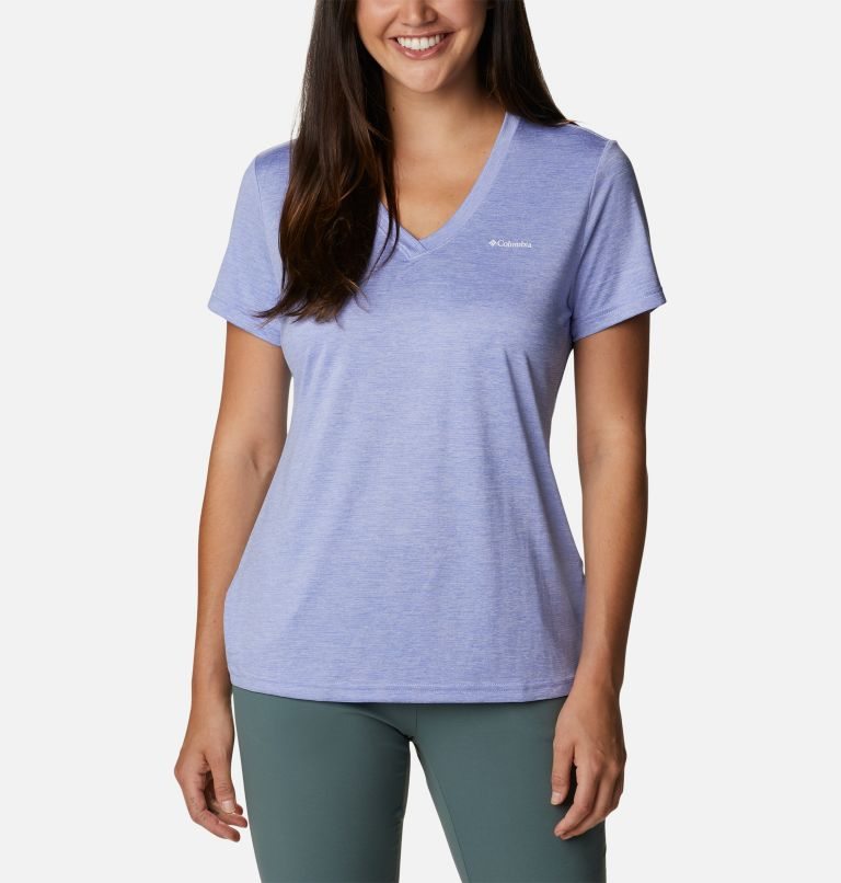 Columbia Hike V-Neck T-skjorte Dame Lavendel | 95467L