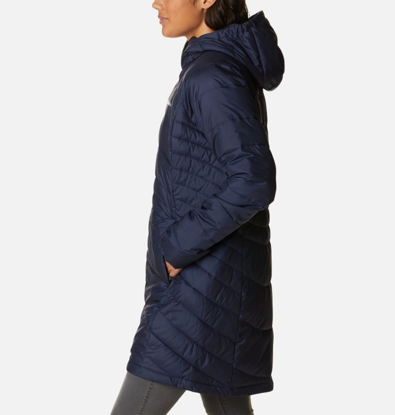 Columbia Karis Gale Long Jakke Dame Marineblå | 47513K